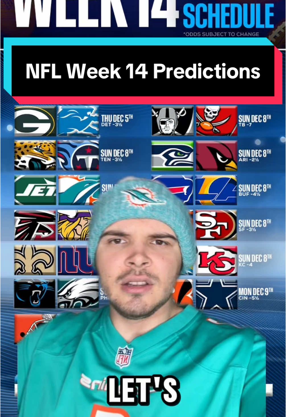 NFL Week 14 Predictions #nfl #nfltrending #nflviral #nflfootball #trending 