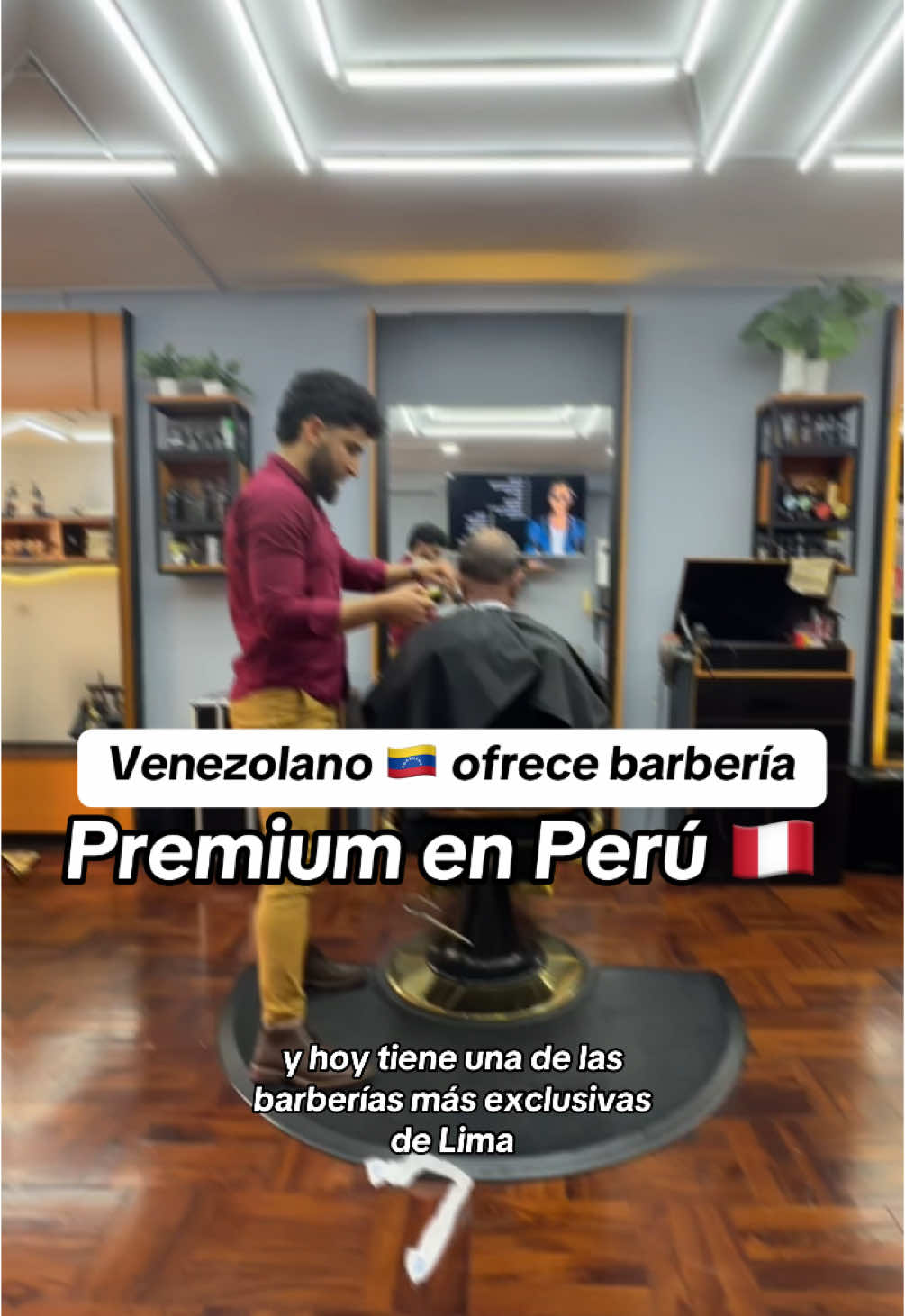 El buen servicio es lo que cuenta 💇‍♂️✂️ Gracias @Steffano Negrette por contarnos tu historia 🙌  📍Ubicación: Av Sucre 1160, Pueblo Libre. 📲 Reservas: 928 867 475 #venezolanosenperu #parati #fyp 