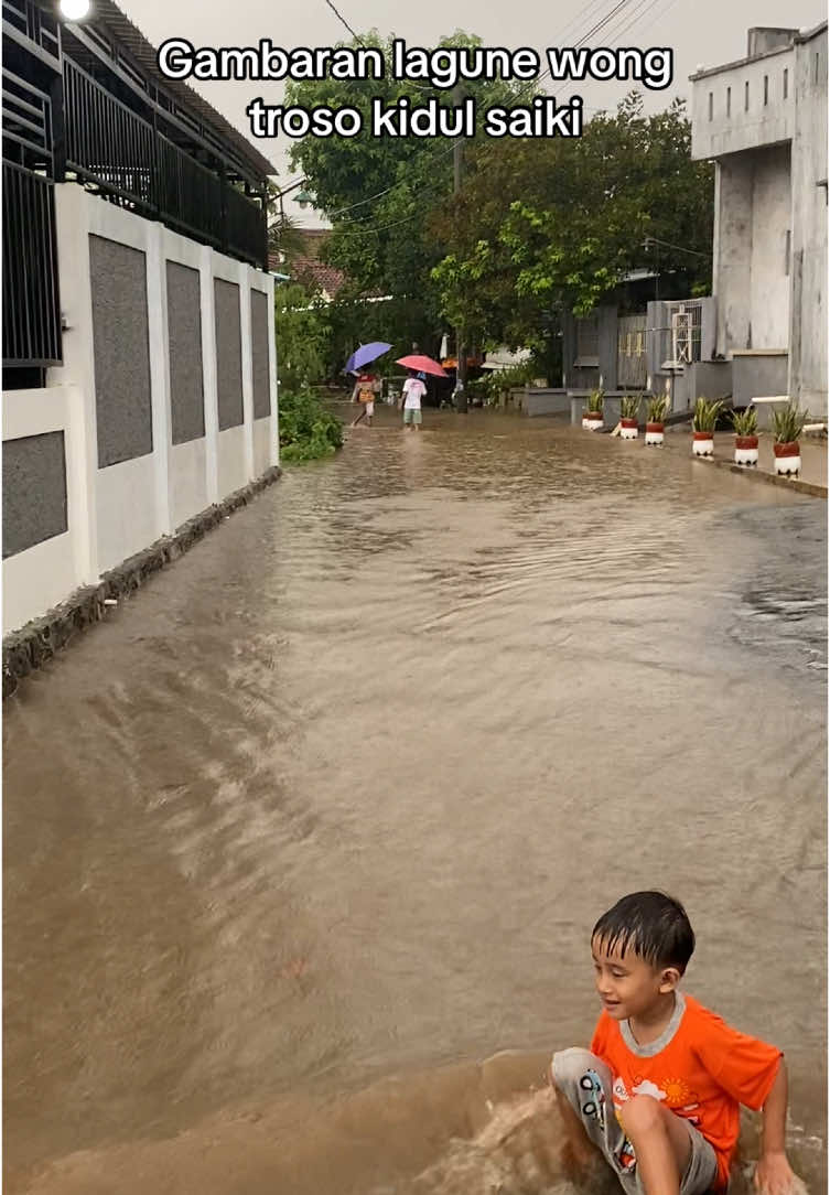 😢 #banjir #troso #jepara #viral #masukberandafyp 