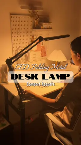 Led folding metal Desk Lamp✨ Another budol findsss💗 #ledfoldingmetaldesklamp #desklamp #affoedabledlamp #comportkeepersshop 