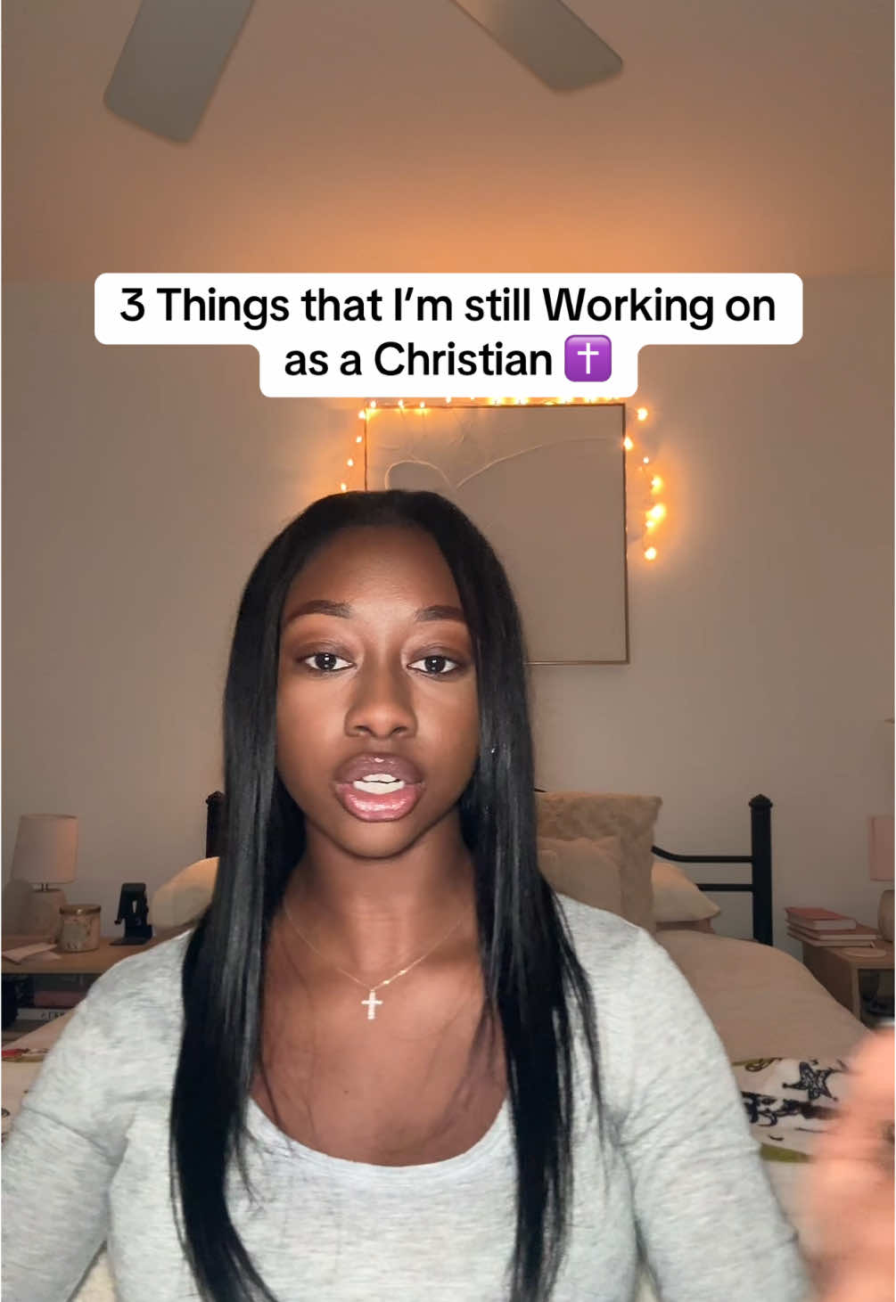 3 things that im still working on as a Christian. #christian #christiantiktok #womanofGod #Yeshua #bibleverse #christianity 