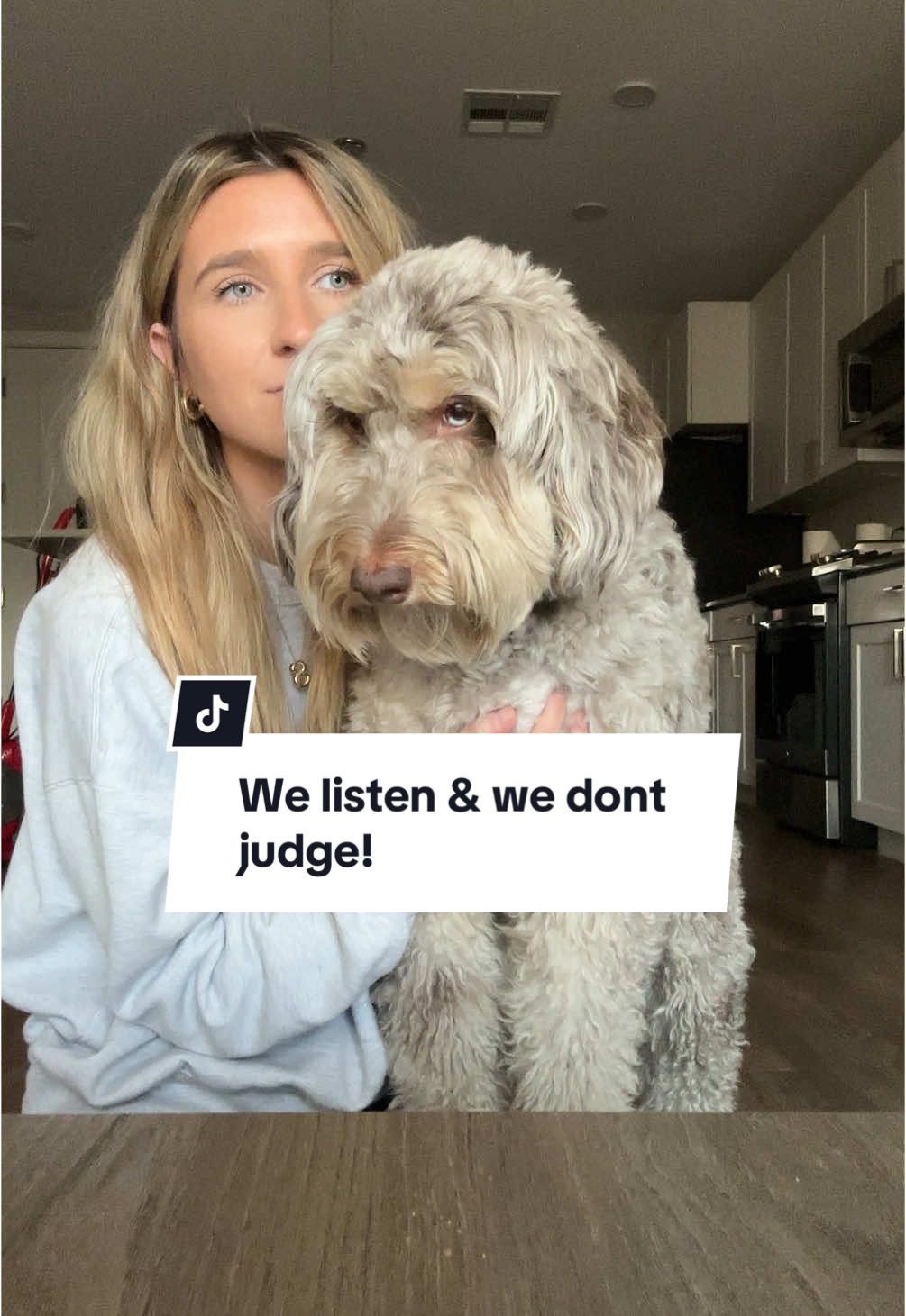 Navy stays judging though #welistenanddontjudge #wedontjudge #judgement #funnydog #dogtrend #cutedog #dog #dogowner #foryoupage 