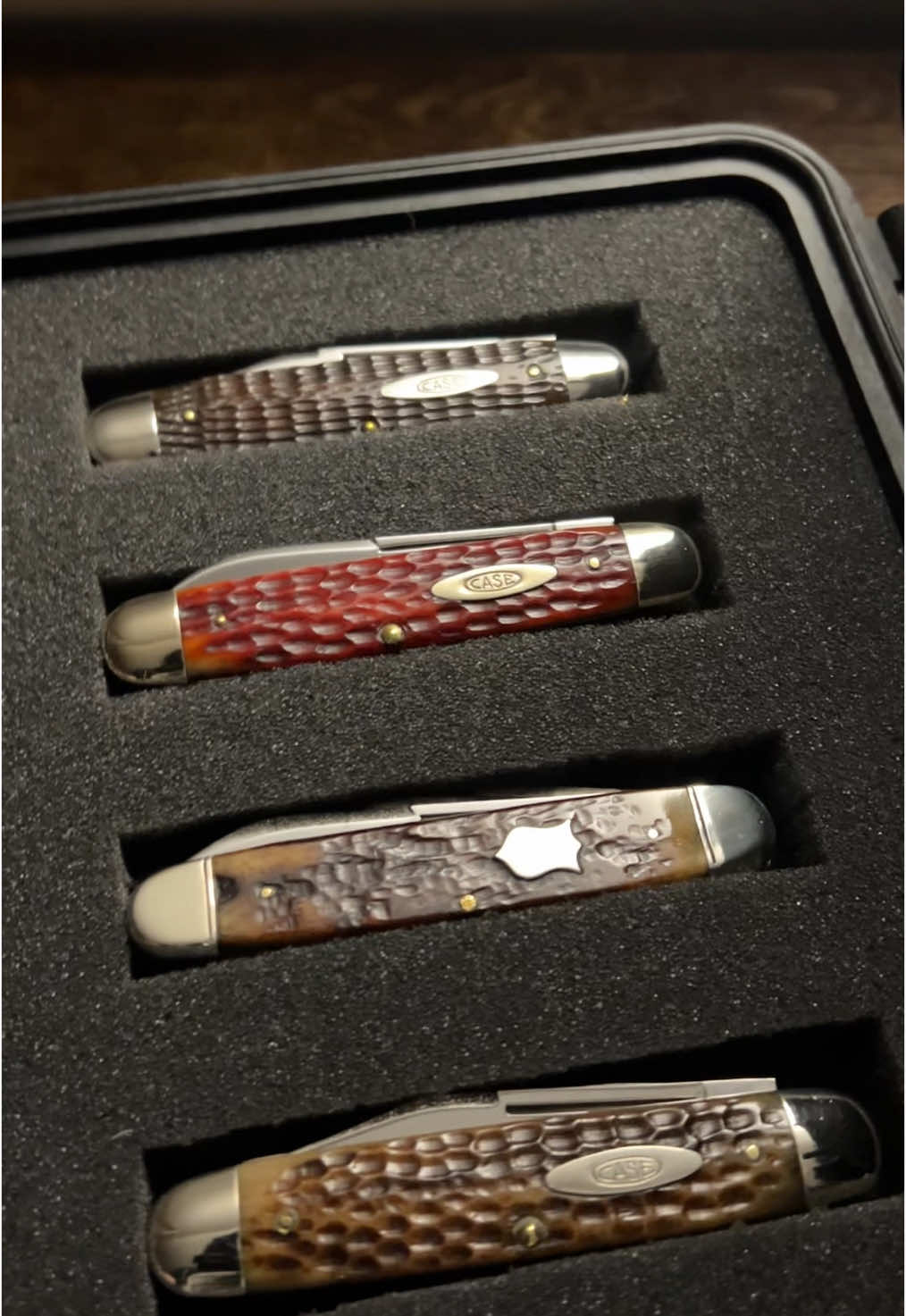 Collectors choice #pelicancase  #casexx #caseknives #wrcase #knifecollection #knifecollectors #knifelife #knives #antiques #vintageknife #slipjoints #pocketknivesdaily #pocketknifepics  #knifetok #edcknife #knivesoftiktok 