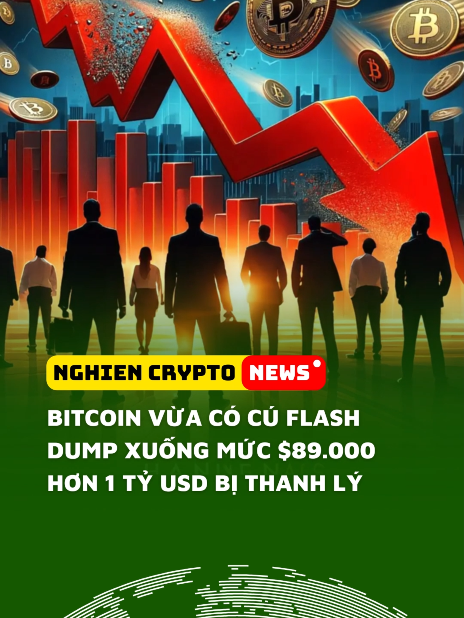 Bitcoin bất ngờ sập về 89,000 USD trong ít phút, khiến 1 tỷ USD phái sinh bị thanh lý - Nghiện Crypto #nghiencrypto #nghiencryptonews #blockchain #tienao #tienmahoa #bitcoin #news #cryptonews #web3 #tintuc #trader