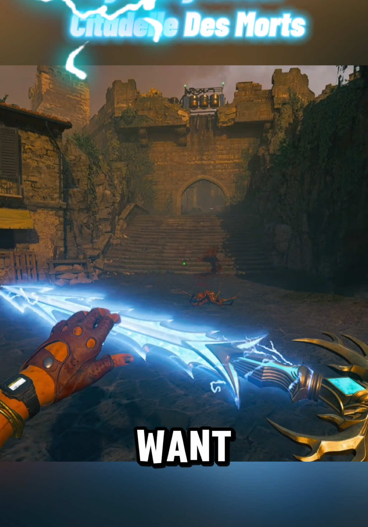 How to get the lightning sword on citadelle des morts  #blackops6 #callofduty #bo6 #gaming #blackops6zombies #easteregg #citadelledesmorts 