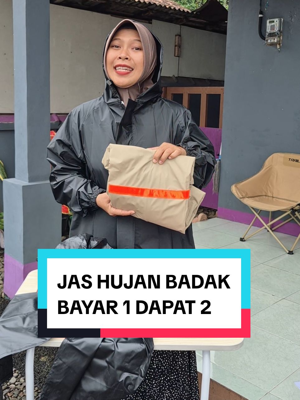 Paket hemat jas hujan Badak bayar 1 dapetnya 2 harganya cuma 100ribuan #jashujan #jashujanmurah #jashujanbadak #mantel #mantelhujan #wibgajian #megaguncang1212 