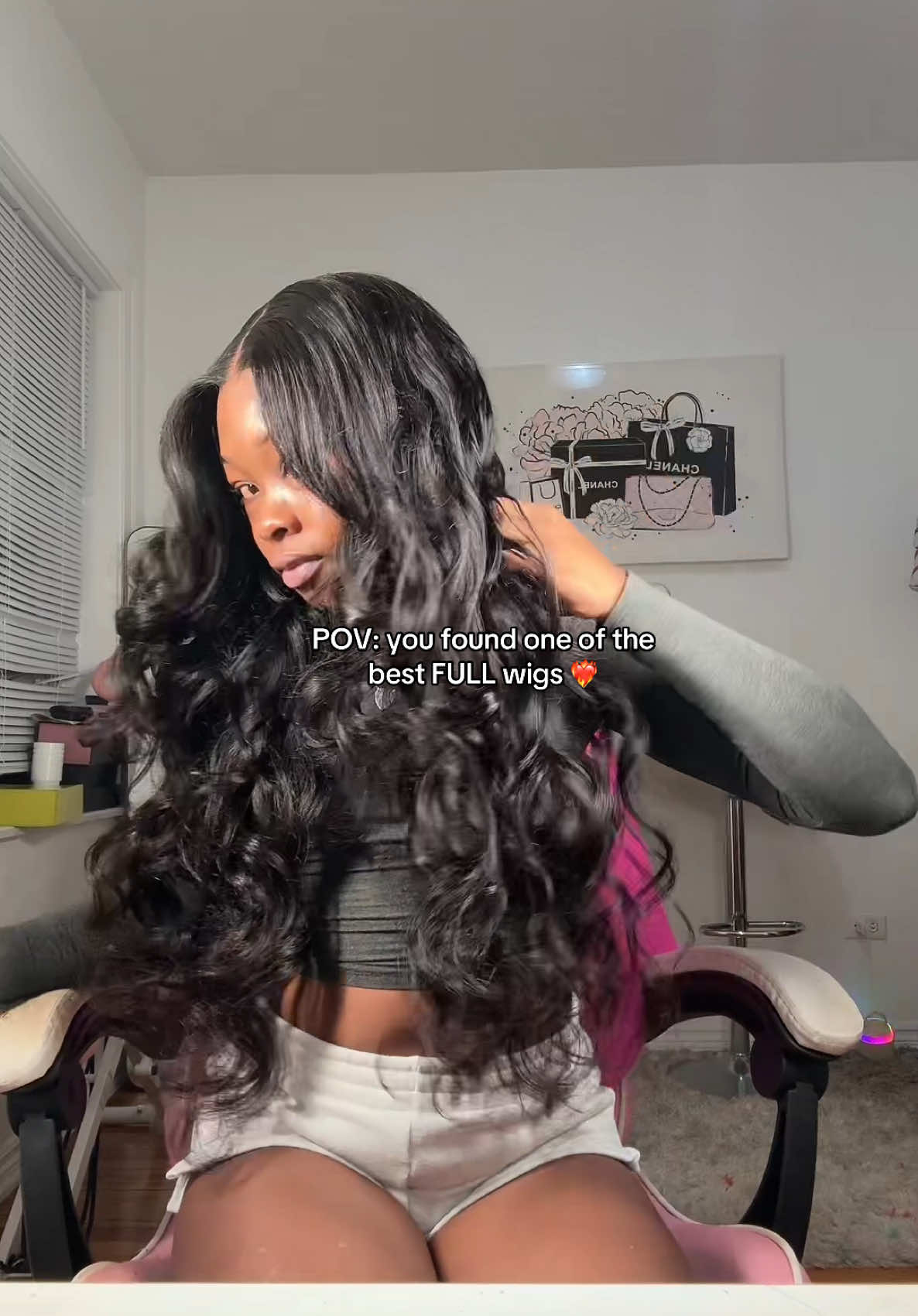 You dont have to do ANYTHING but put it on ❤️‍🔥😻 @Geeta Hair @geetahair_review #fyp #hairtok #tiktokshopblackfriday #tiktokcybermonday #geeta #prestyledwig 