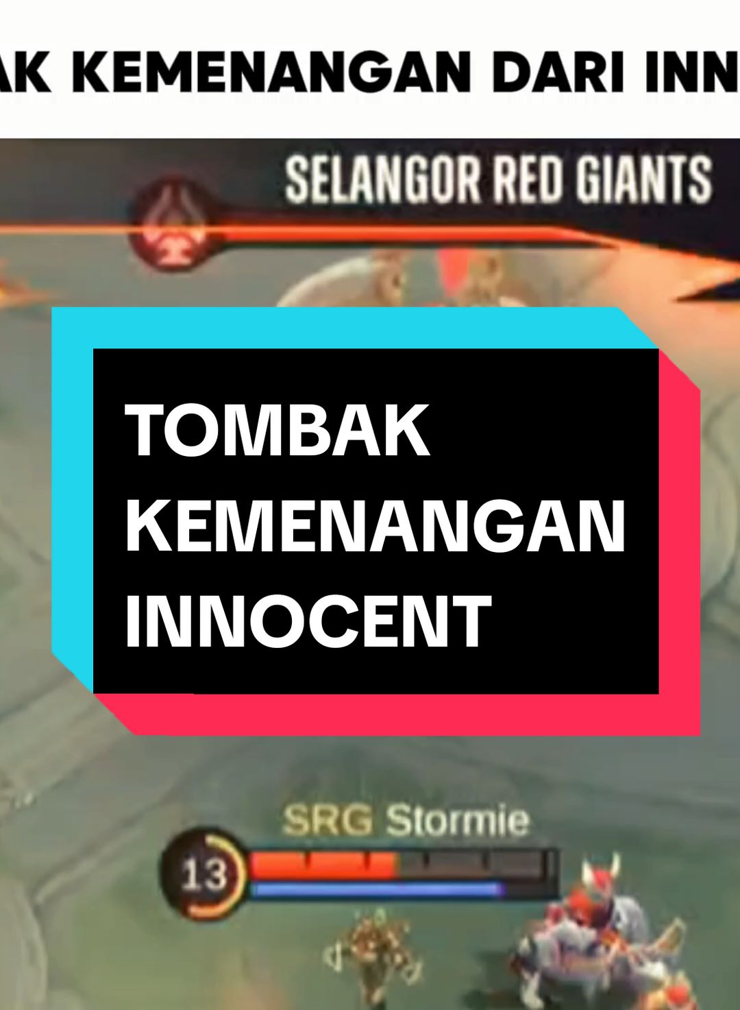 Dia mungkin Innocent di mata orang lain tapi semalam dia adalah Wira di mata kita 🇲🇾 #MLBB #MLBBEsports #MLBBM6   #M6laysia #MLBBM6TorchRelay #NoobSensei® #MLBBM6 #M6Gemilang #M6Boleh #GreaterThanEver #M6MYTEAM #SRG 