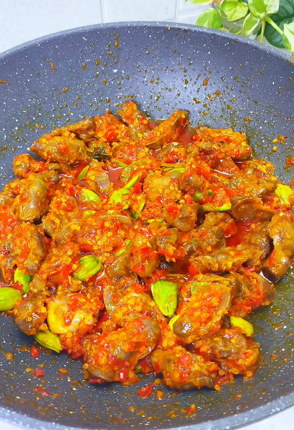 Sambal ampela bikin boncos nasi banget #sambal #masakan #masakansimple #resep 