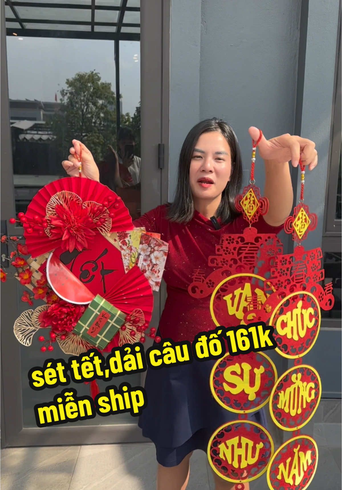 sét tết ,dải câu đối hơn trăm miễn ship#tet2025#trangtritet#ongthantailaclu 