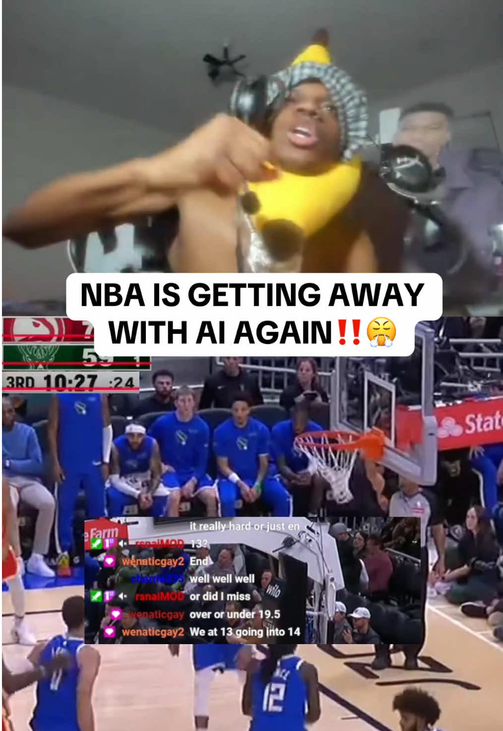 GIANNIS ITS OKAY HANDSOME‼️ #fypシ #fyp #NBA #basketball #giannis #damianlillard #bucks #hawks #traeyoung #nbabasketball #nbahighlights 