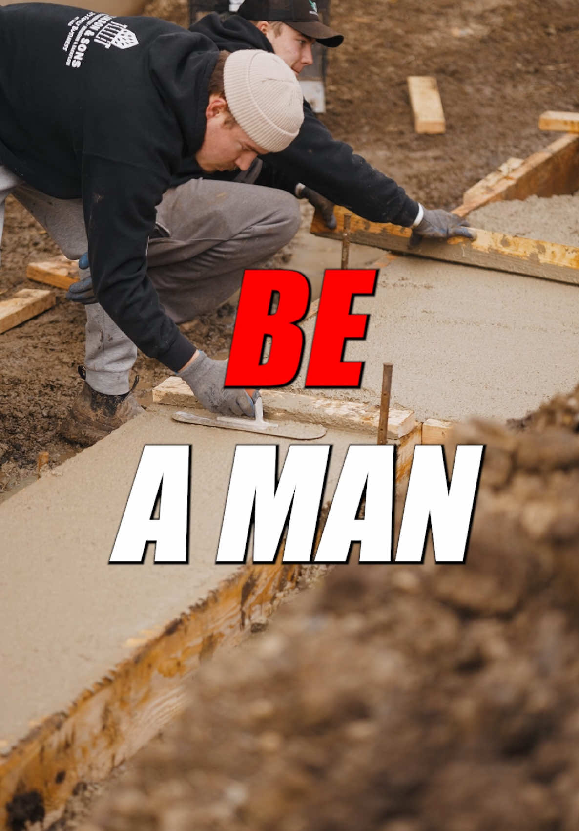 Be A Man #fyp #contractor #work #beaman #LifeHack #LifeAdvice #trades 