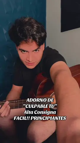 CULPABLE TUuu FACIL!! PRINCIPIANTES!! #guitarra 