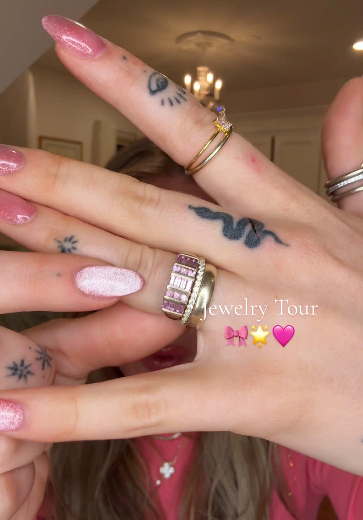 Replying to @missbitch1684 in a pink mood lately if you cant tell @gorjana @PAVOI @PROSTEEL @TJ Maxx @Ferko’s Fine Jewelry @Ideaure Jewelry @fossil @Coach @effinny_jewelry 
