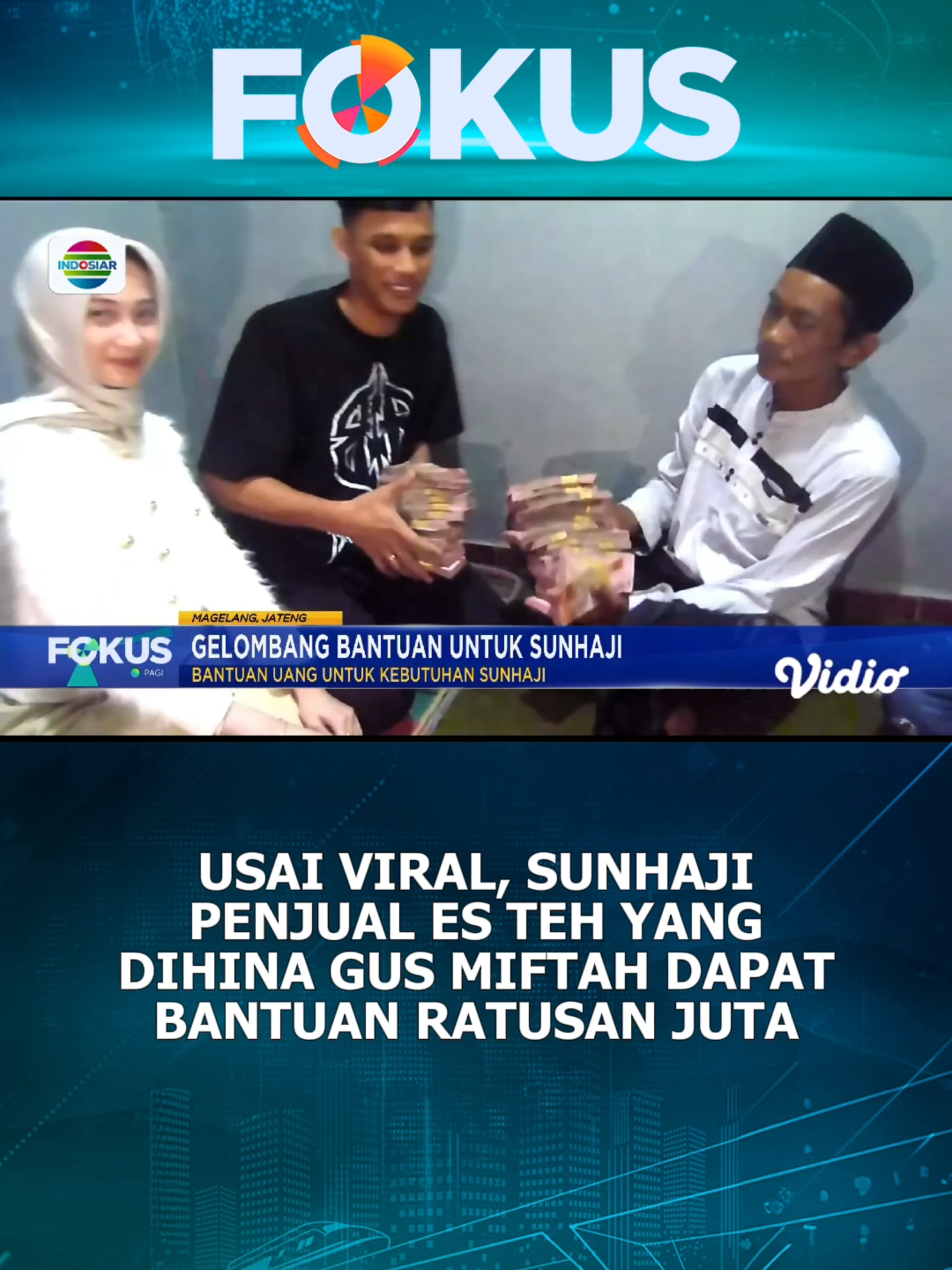 Alhamdulillah, buah kesabaran Pak Sunhaji 🥺 #gusmiftah #penjualesteh #penjualestehviral #NewsIndosiar #fokusindosiar #Fokus #berita #tiktoknews #beritatiktok #beritaditiktok #tiktokberita #forypurpage