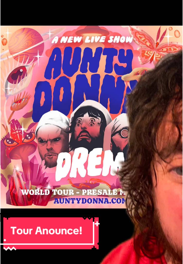 Aunty Donna are going on Tour! Presale starts on Monday.