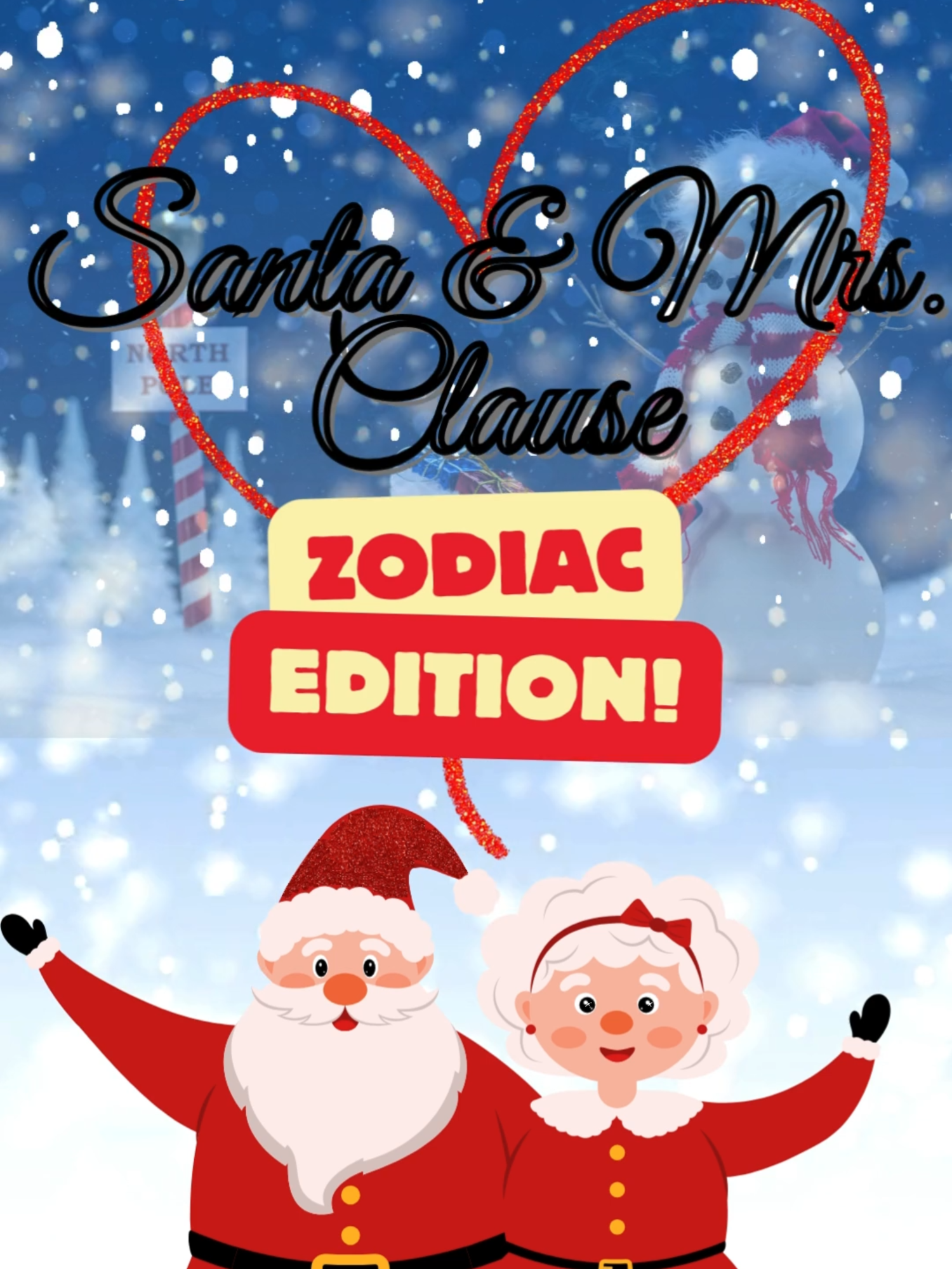 Zodiac Santa & Mrs Claus #astrology #zodiac #christmas #fyp