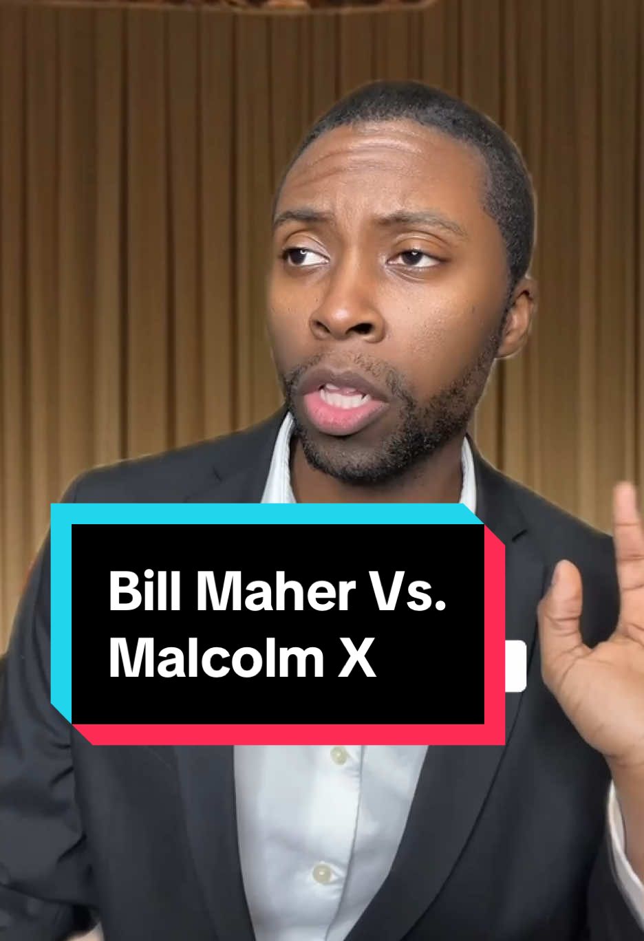 At this point Bill Maher would just call Malcolm X “too woke” #fyp #history #billmaher #hbo #greenscreen #woke 