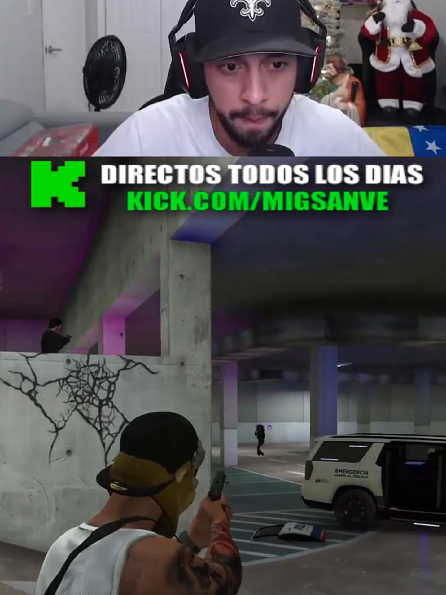 STREAM TODOS LOS DIAS POR KICK💚LINK EN MI PERFIL. @mechaaax11 #fyp #viral #parati #gta #venezuela #colombia #rdjavi #boleta #migsanve #migsanvetiktok #twitchclips #gta5 #clips #venezuelapremium