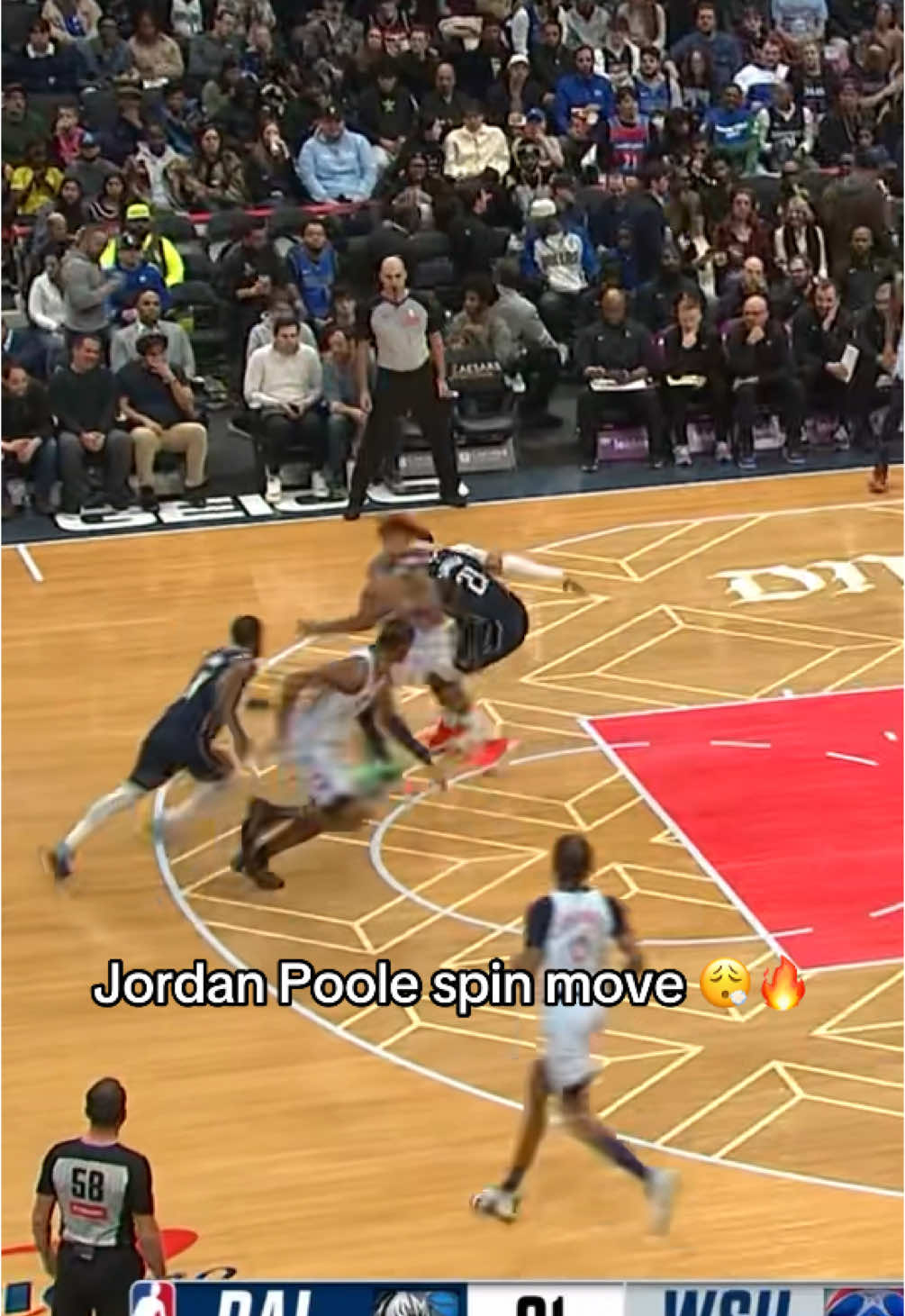 🔥👀. #NBA #bball #basketball #hoops #jordanpoole 