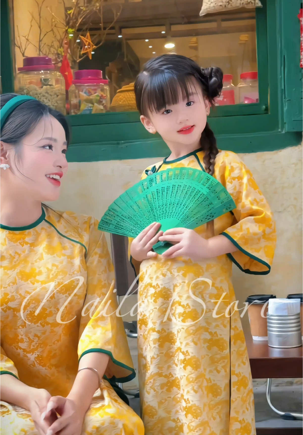 Áo dài Ngọc Ngà thêm phần kiêu sa #aodai #nailaclothes #xuhuong #mevabe 