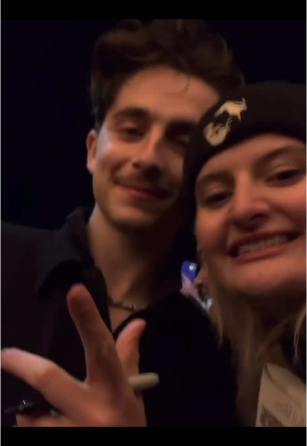 timmy with a fan at “the main cinema” in minnesota today!! #timothée #timotheechalamet 