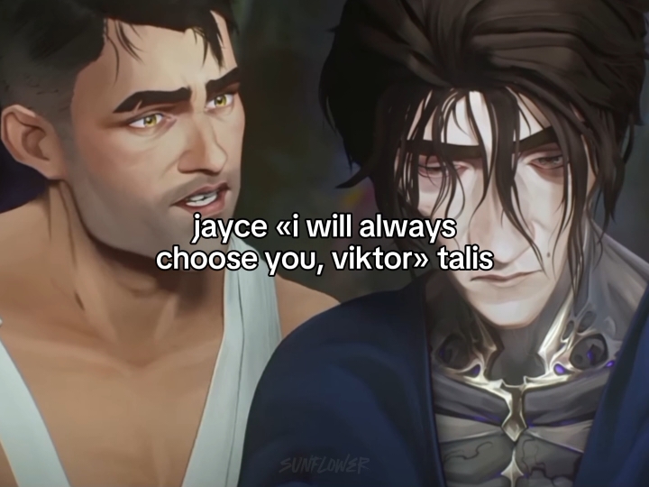 jayce talis, the amount of love you have only for this man (and he should be loved exactly like this) (I adore them) || #JAYVIK #fyp #arcane #jayce #viktor #jaycearcane #viktorarcane 