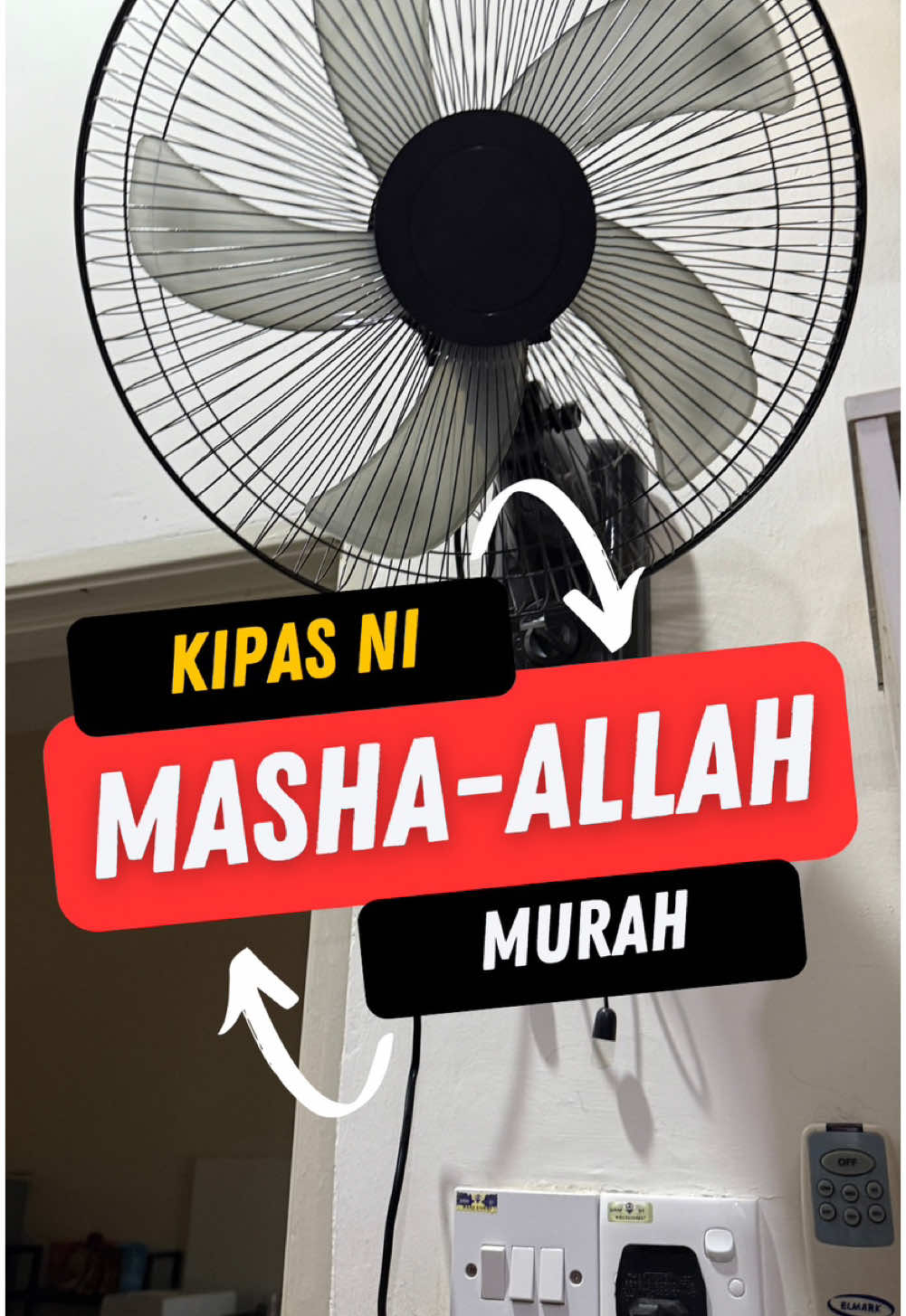 kipas dinding sangat murah #kipasdinding #kipasmurah #kipassiling #kipasmurahviral #kipasdindingmurah 