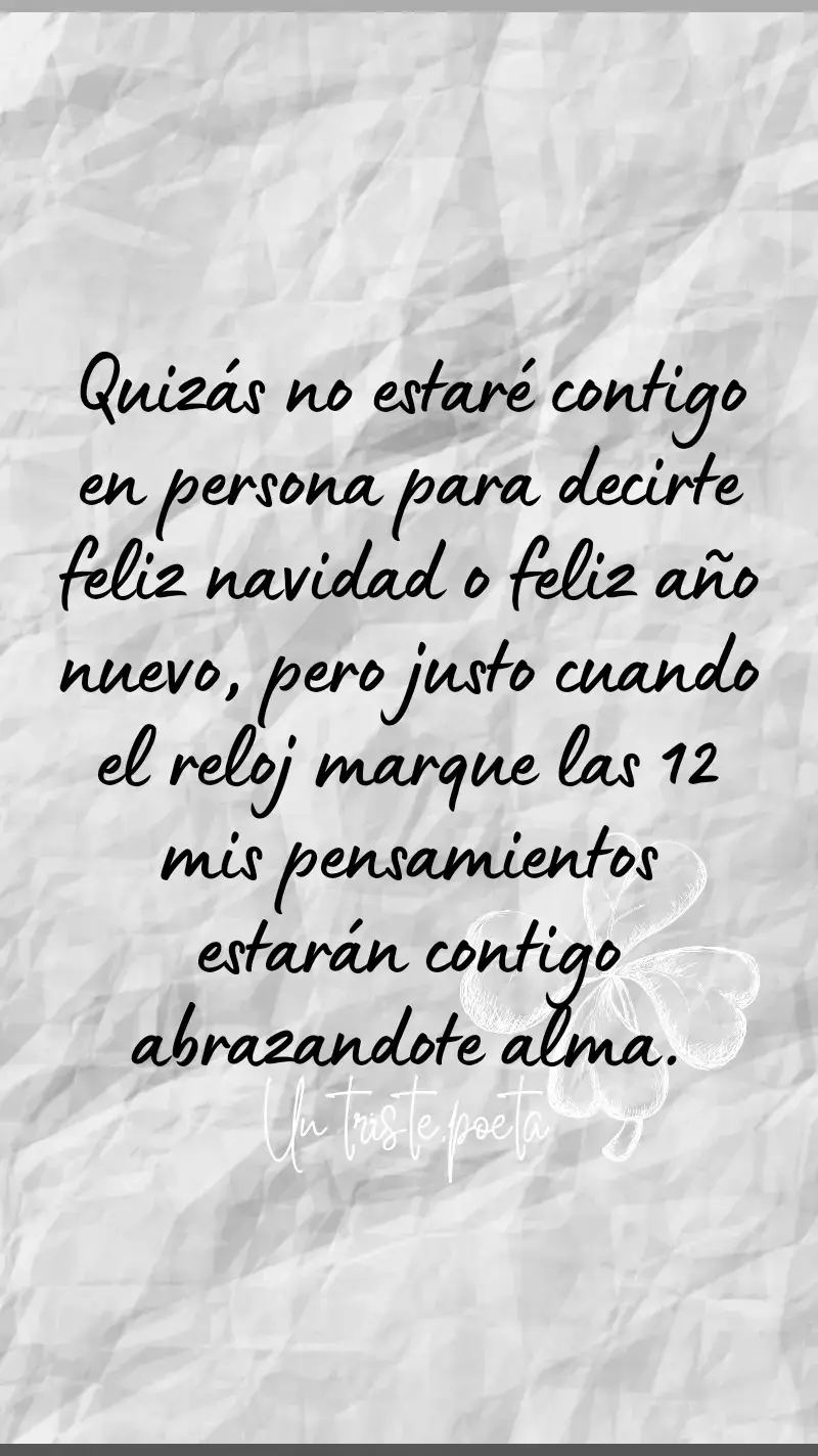 🖋 #llega #navidad #y #yo #sin #ti #feliznavidad🎄 #cuando #el #reloj #marque #las #12 #no #estare #contigo #pero #mis #pensamientos #estaran #abrazandote #el #alma #parat #teextraño #tepienso #tequiero #teamo #poeta #poetatriste #paratí #bukis #felizaño #feliznavidad #2025 #💞 