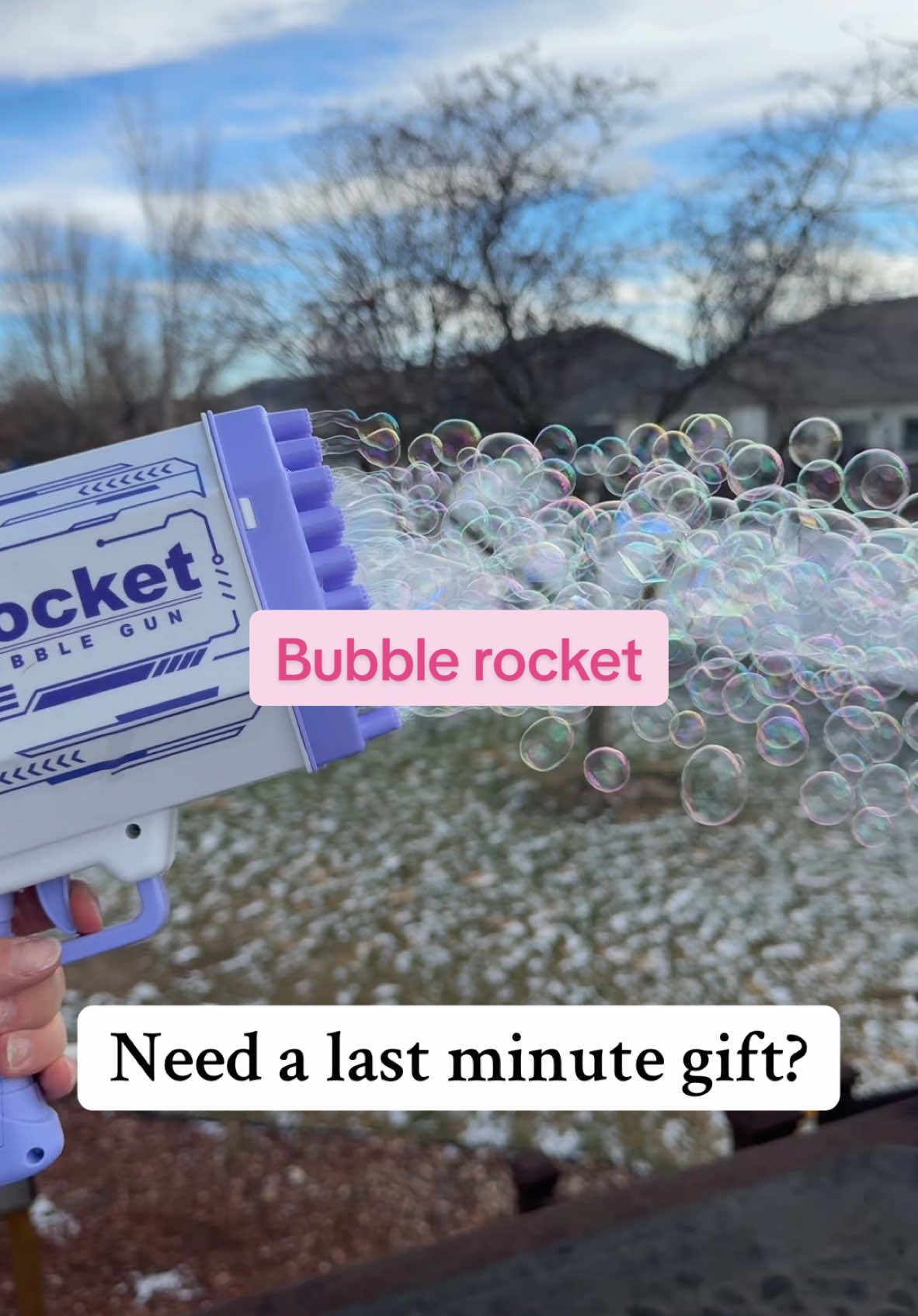 Grab this bubble launcher with the link! This bubble machine is so much fun! This bubble machine is a great gift for anyone this Christmas! ##TikTokShopHolidayHaul##TTSDelightNow##GiftGuide##bubblemachine##giftsforkids