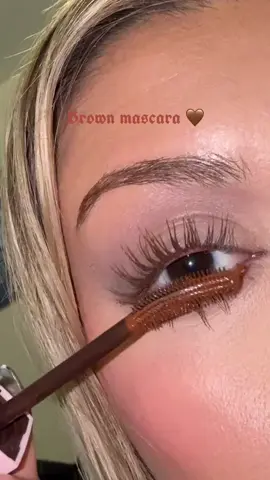 TREND ALERT ❤️‍🔥 Brown Mascara is IN and we are loving it 🙌 #brownmascara #brownmakeup #makeuplook #grwm #MakeupRoutine #mascara #lashes #lashroutine #naturalmakeup 