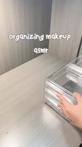 Asmr mood ;) 🧺🧸 #asmr #organize #makeup #จัดโต๊ะ #fyp 
