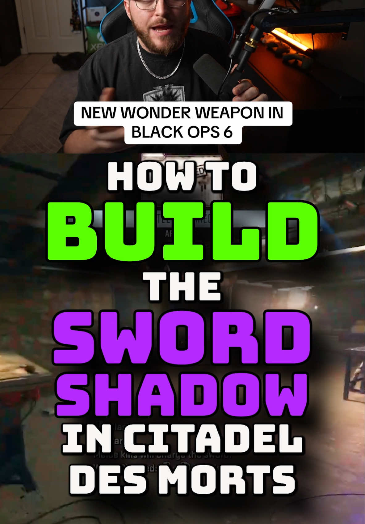 How to BUILD the SHADOW Sword in Citadelle Des Morts in Black Ops 6 Zombies… 🌌 #CallofDuty #Games #BlackOps6 #Gamer #Gaming 