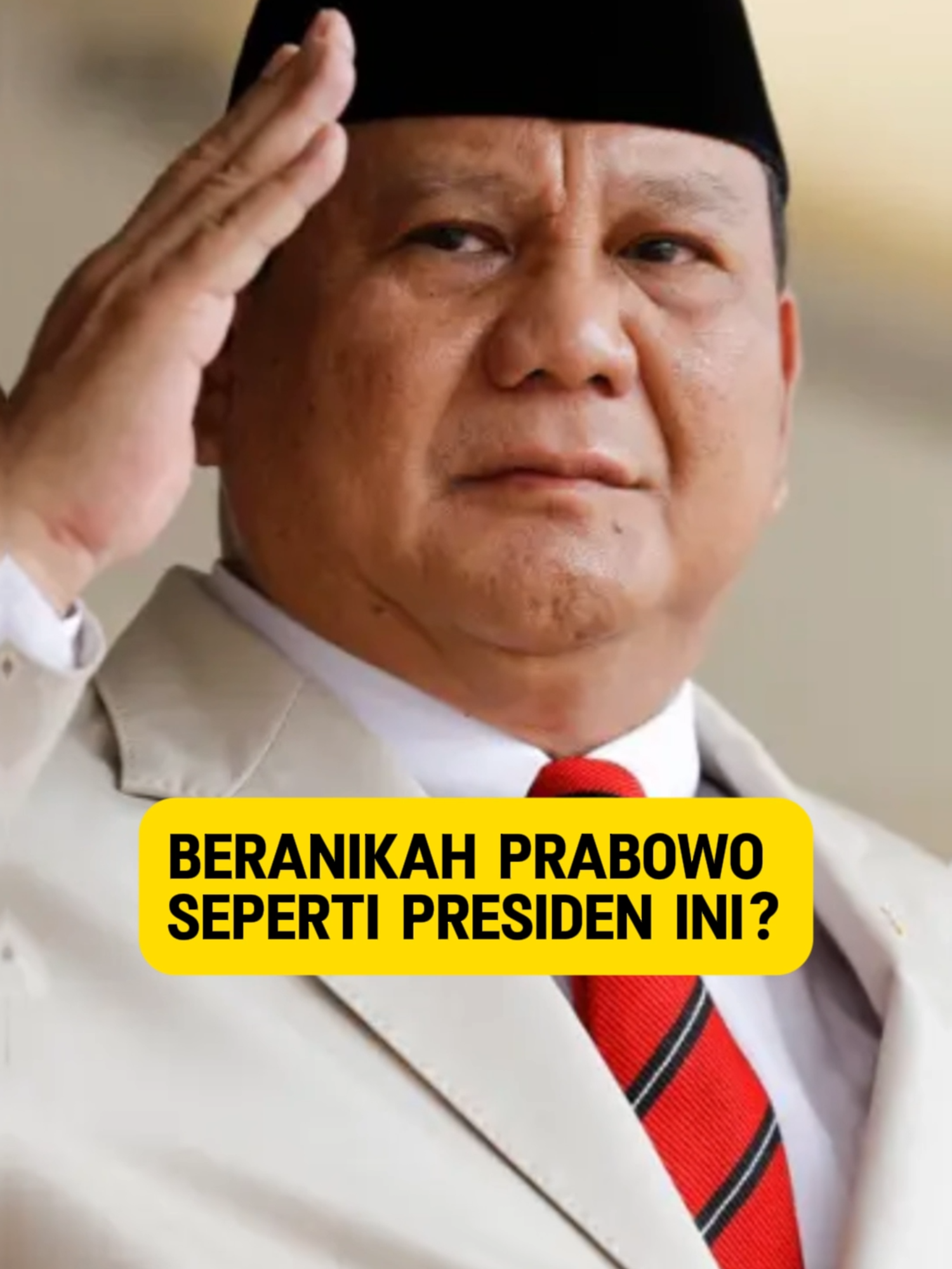 Beranikah Prabowo seperti Presiden Georgia ini?