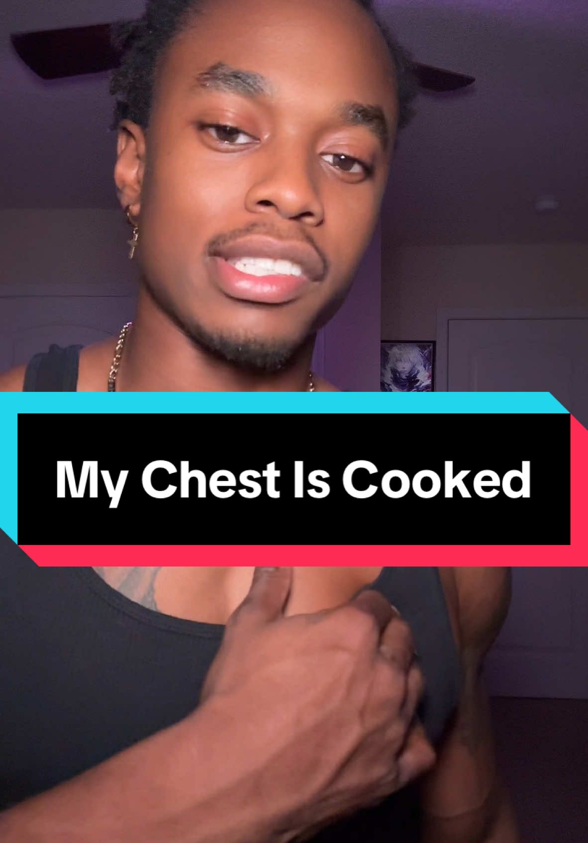 I knowbwhy my chest is bad #workout #TikTokShop #Fitness #gym 