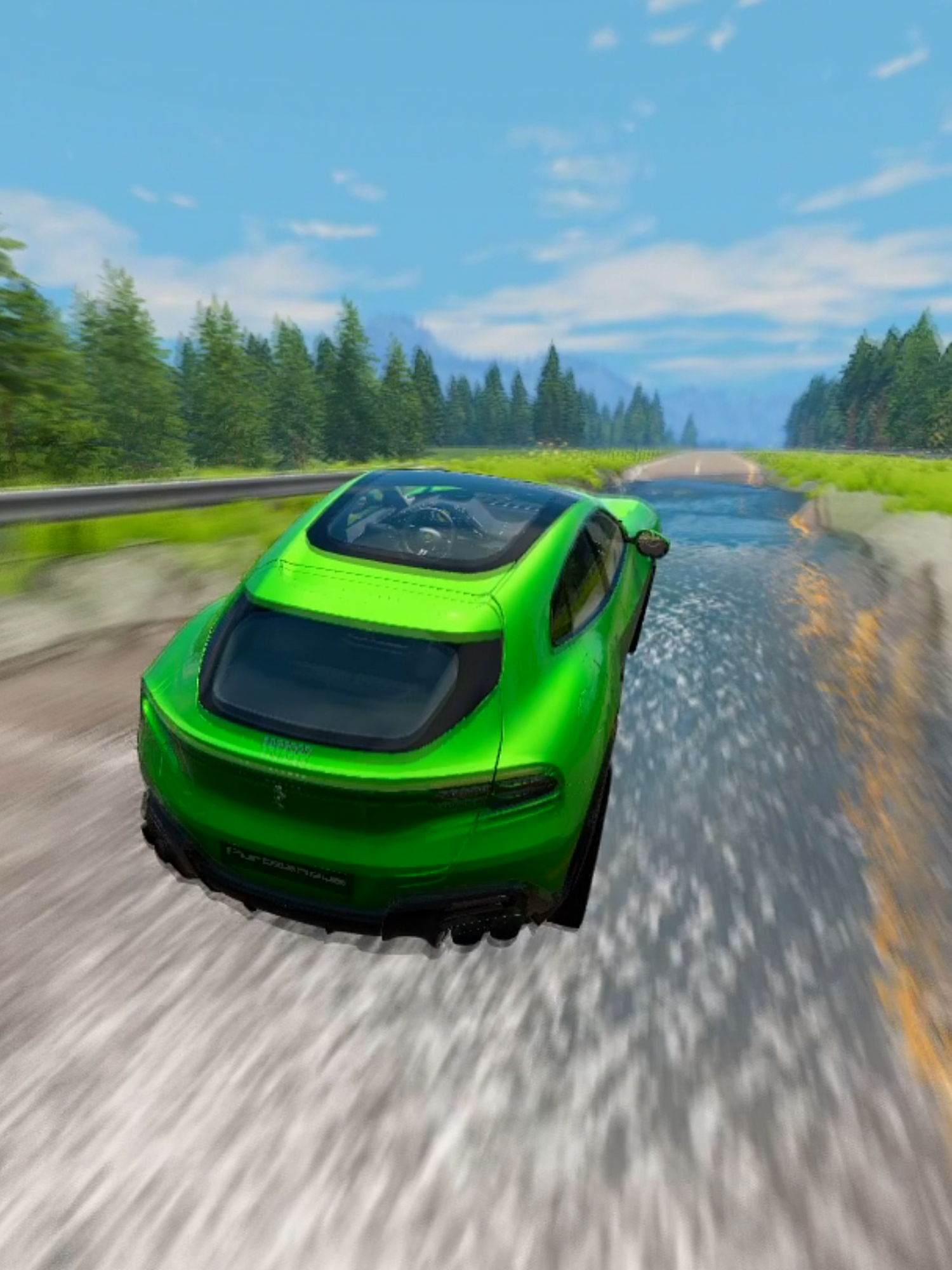 Part 9 - Which car slides on water in speed #beamngdrive #beamng #fouryoupage #fy #gaming