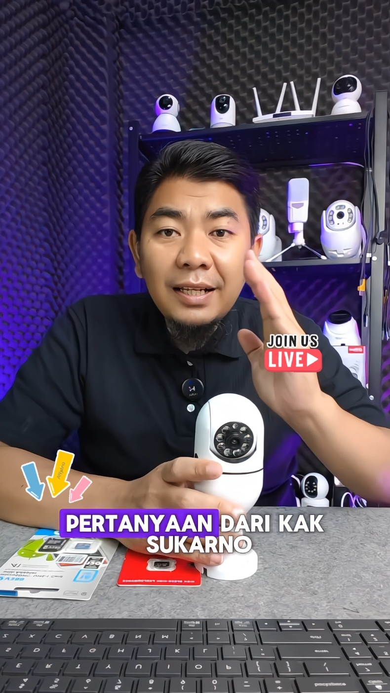 Membalas @sukarno7466 untuk memory cardnya bisa dibeli secara terpisah dikeranjang kuning yang ada di video ini ya kak #memorycard #cctvv380pro #cctvpantaulewathp #cctvpantaujarakjauh #cctvbohlam #cctvlampu #wibgajian #promoguncang1212 
