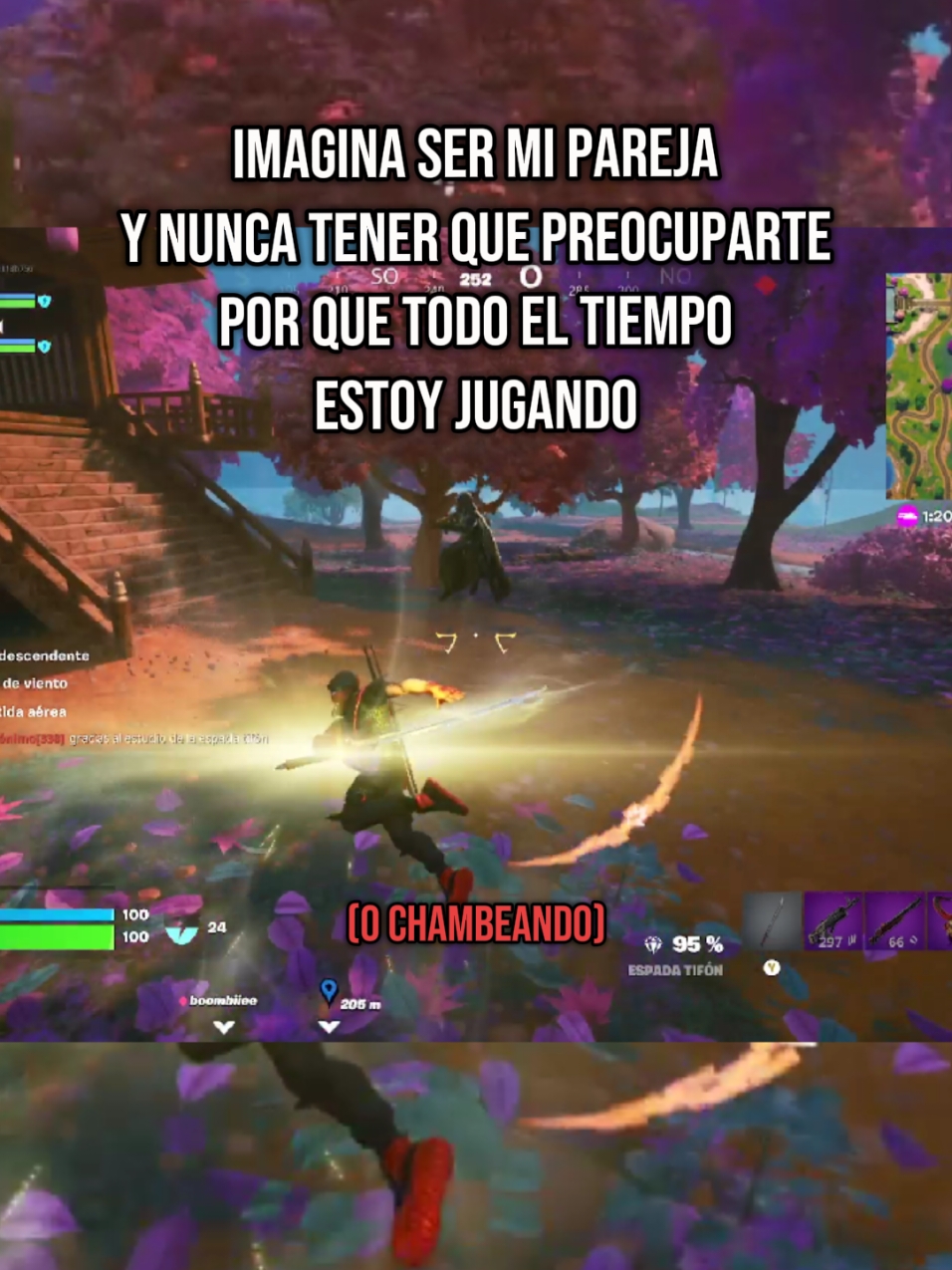 Cosas que mi pareja podra presumir: - - -estar con un wey que si no pasa su tiempo en el jale, lo pasa jugando junto a ella. #juicewrld #fortnitememes #fortnite #fyp #fypシ #xbox 