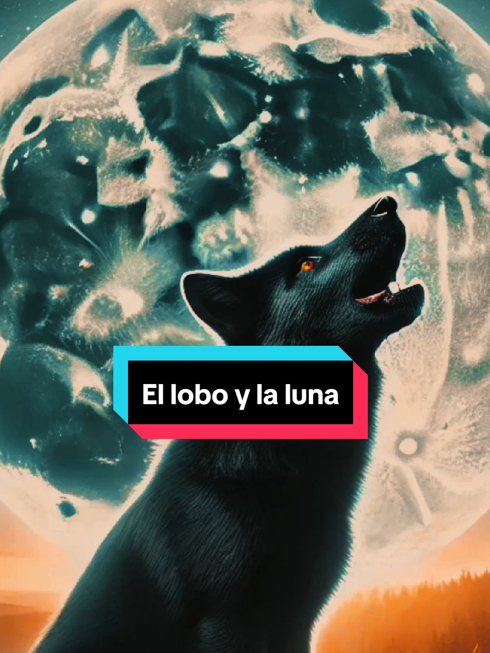 El lobo y la luna #leyenda 