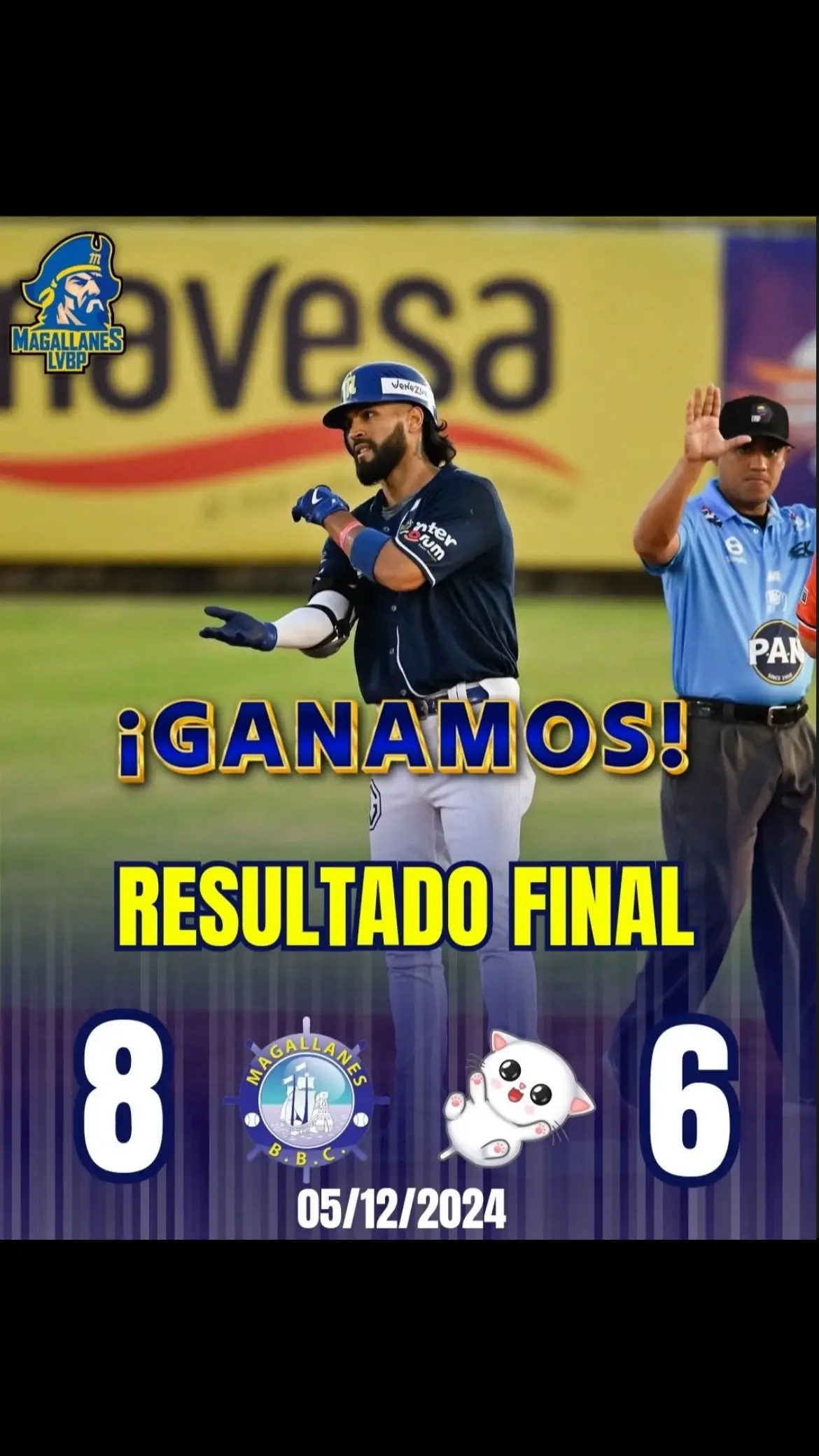 Magallanes vs Caracas  #magallanes #navegantesdelmagallanes #leonesdelcaracas #beisbol #lvbp #magallanesbbc 