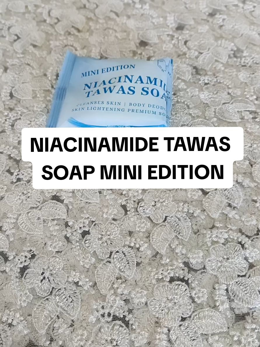 big help nito sa pawisin kong anak hindi na maasim pawis nya🤭grabe totoo talaga claims sa sabon na to✨  Niacinamide Tawas Soap #niacinamidetawassoap #miniedition  #niacinamidesoap #bathsoap #bodycare 