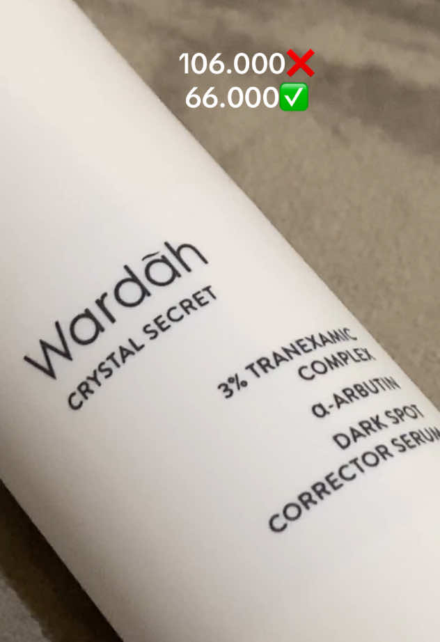 Serum Terrrrthebestttt hempas dark spot  Emang bole sediskon ini!!!😭@Wardah Beauty Official @Paragon Creator Hub Official #serum #wardahcrystalsecretserum #diskontiktokshop #diskon #serumgakharusmahal #darkspotserum #hempasjerawat #wardahofficial #paragon #1212tiktokshopping #1212bigsale 