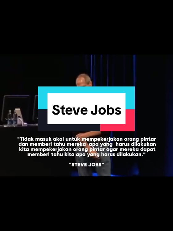 Steve Jobs atau Steven Paul Jobs (24 Februari 1955 – 5 Oktober 2011) merupakan seorang tokoh bisnis dan penemu dari Amerika. dia merupakan pendiri pendamping, ketua, dan mantan CEO Apple Inc. Jobs juga sebelumnya menjabat sebagai pejabat eksekutif Pixar Animation Studios, ia menjadi anggota dewan direktur The Walt Disney Company pada tahun 2006, setelah pengambilan alih Pixar oleh Disney. Namanya dicantumkan sebagai produser eksekutif dalam film Toy Story tahun 1995. Jobs lahir di San Francisco, California dan diadopsi oleh Paul dan Clara Jobs (née Hagopian) dari Mountain View, California, yang menamainya Steven Paul. Pada akhir 1970-an, Jobs, bersama pendiri pendamping Apple Steve Wozniak, Mike Markkula dan lainnya, merancang, mengembangkan, dan memasarkan salah satu jajaran komputer pribadi pertama yang sukses secara komersial, yaitu seri Apple II. Tahun 1986, ia mengambil alih divisi grafis komputer Lucasfilm Ltd yang kemudian menjadi Pixar Animation Studios. Ia menjadi CEO dan pemegang saham terbesarnya sebanyak 50,1% sampai diambil alih oleh The Walt Disney Company tahun 2006. Karena itu pula Jobs menjadi pemegang saham perorangan terbesar di Disney sebanyak 7% dan anggota Dewan Direktur Disney. Setelah mengundurkan diri sebagai CEO pada 24 Agustus 2011, Jobs terpilih sebagai ketua dewan direktur Apple. Pada 5 Oktober 2011, Steve Jobs meninggal dunia di California pada usia 56 tahun, tujuh tahun setelah didiagnosis menderita kanker pankreas.#stevejobs #ceoapple #apple #truestory #worldhistory #usa🇺🇸 #fypp 