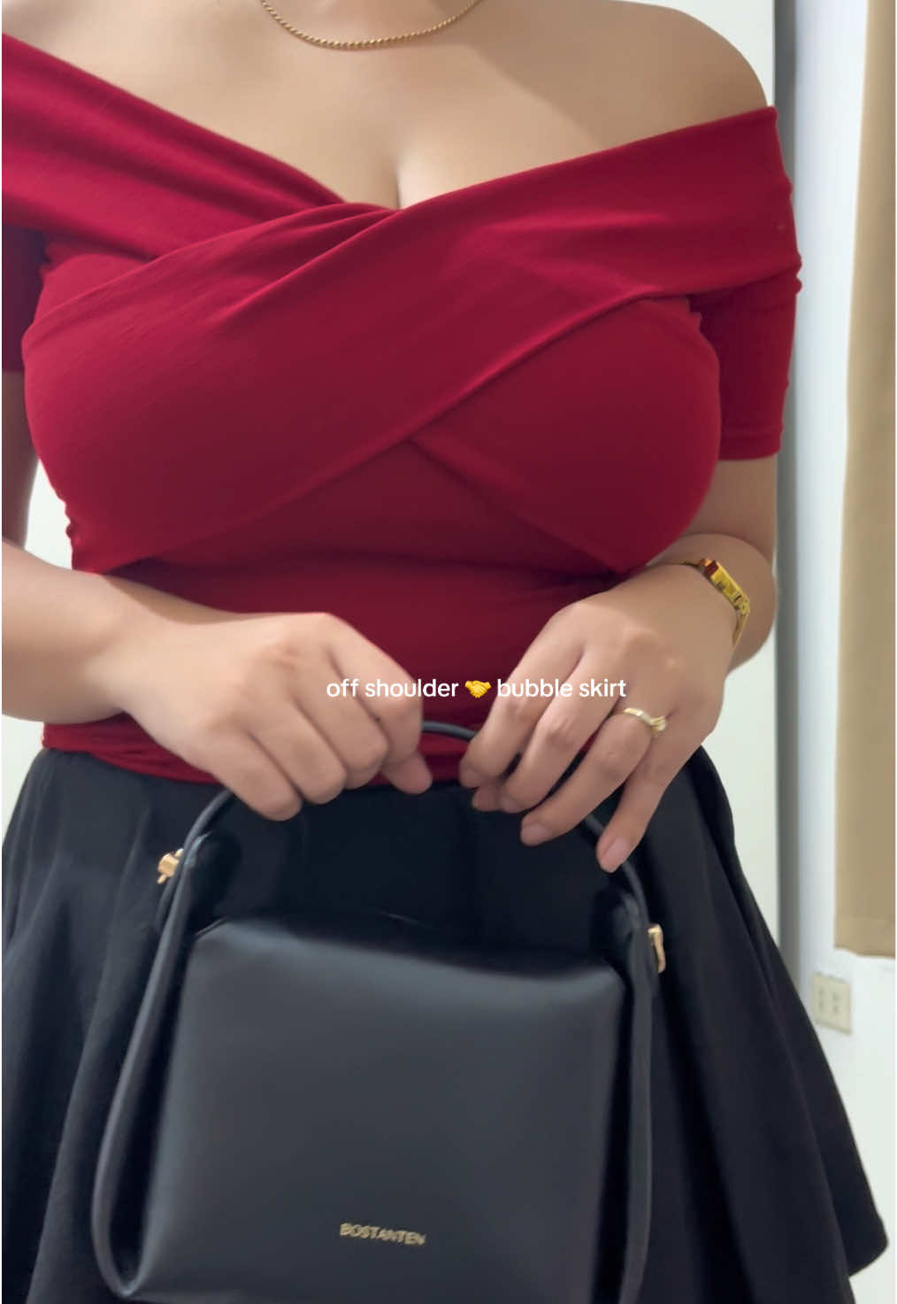 Replying to @filmingeverything | PCOS girly here’s the link po. 😉 #offshouldertopsoutfit ##bubbleskirt##bubbleskirtoutfits##tryonhaul##outfitcheck##midsizeoutfits