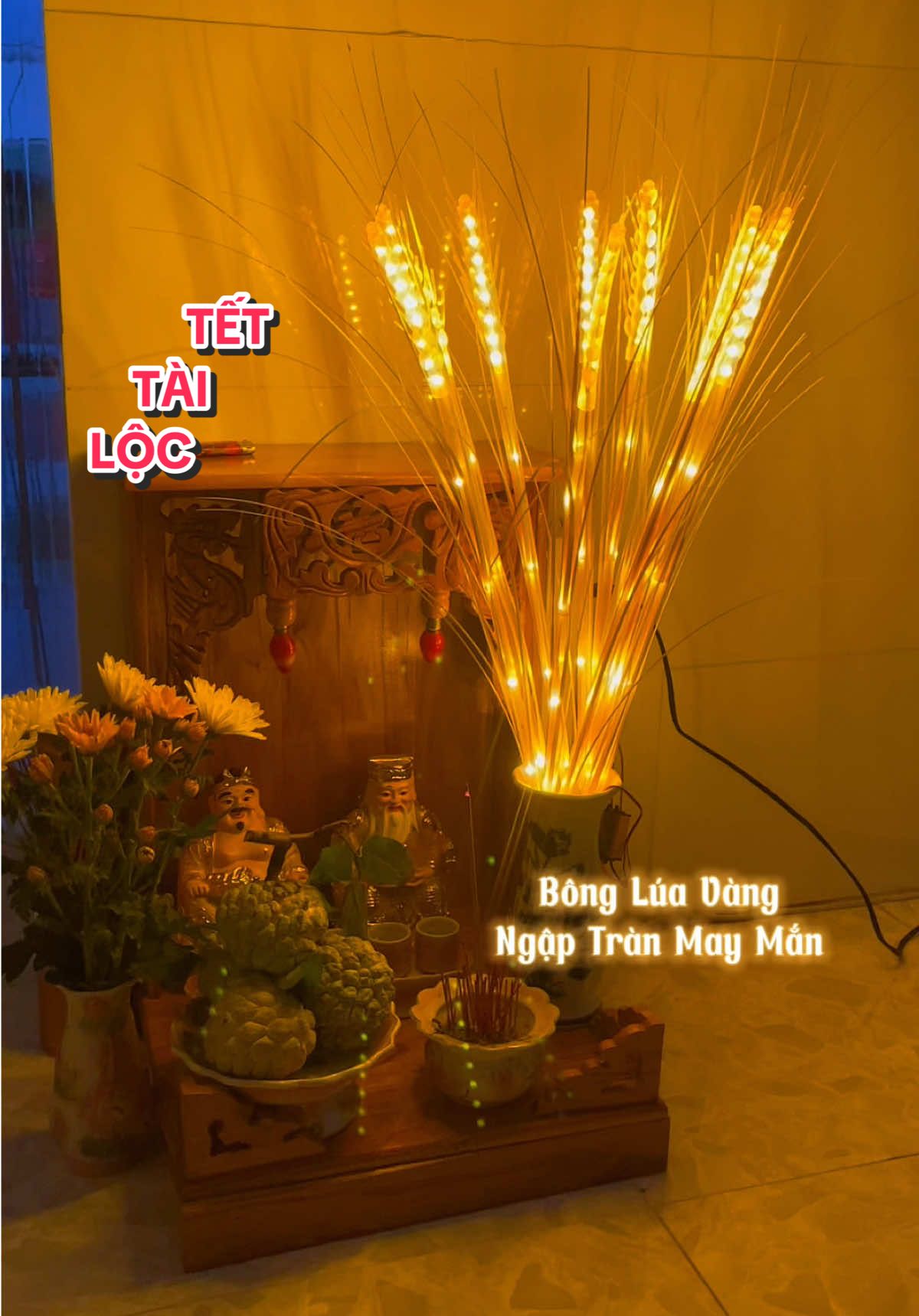 Bông lúa vàng ngập tràn may mắn #ledbonglua #bongluathantai #mayman #tailoc #tet2025 #tết #pehaistore 