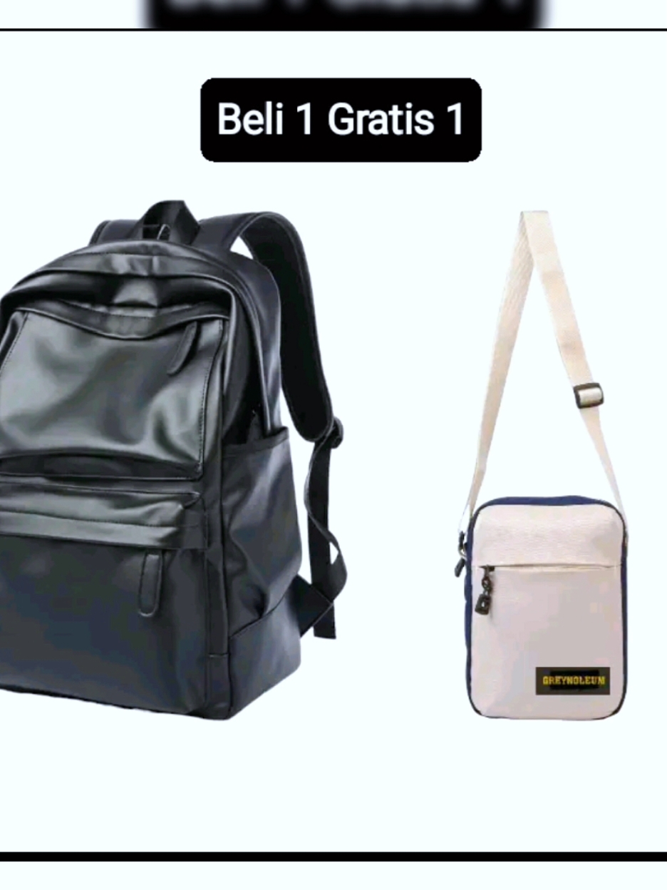 beli 1 gratis 1, tas ransel kulit #tasransel #tasranselkulit #tas #awasmncrt #bhdesa0 