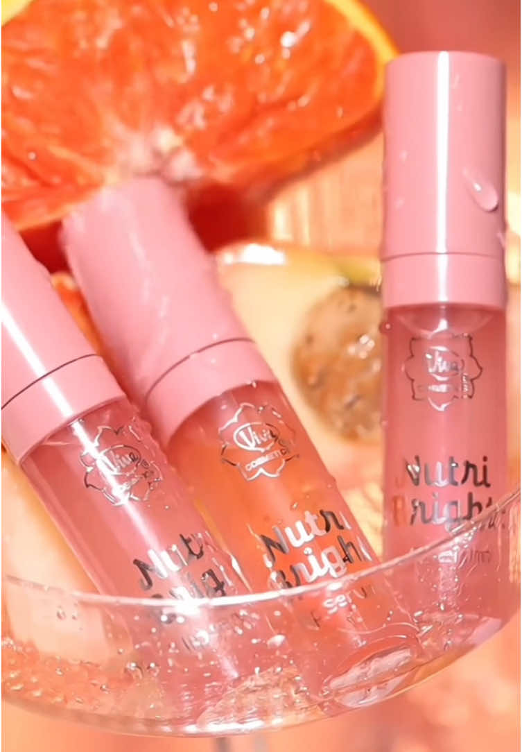 pencinta lip serum wajib tau, 😍viva punya nutri bright #lipserum dengan uv protection dan juga smart color changing🥹💘 #vivacosmetics #4u #lipcare #lipgloss #lipbalm #recommendations 