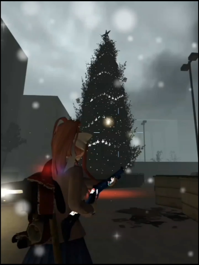 Ningún neco-arc fue lastimado durante la grabación #l4d2 #monika #ddlc #navidad #christmas #lastchristmas #necoarc 