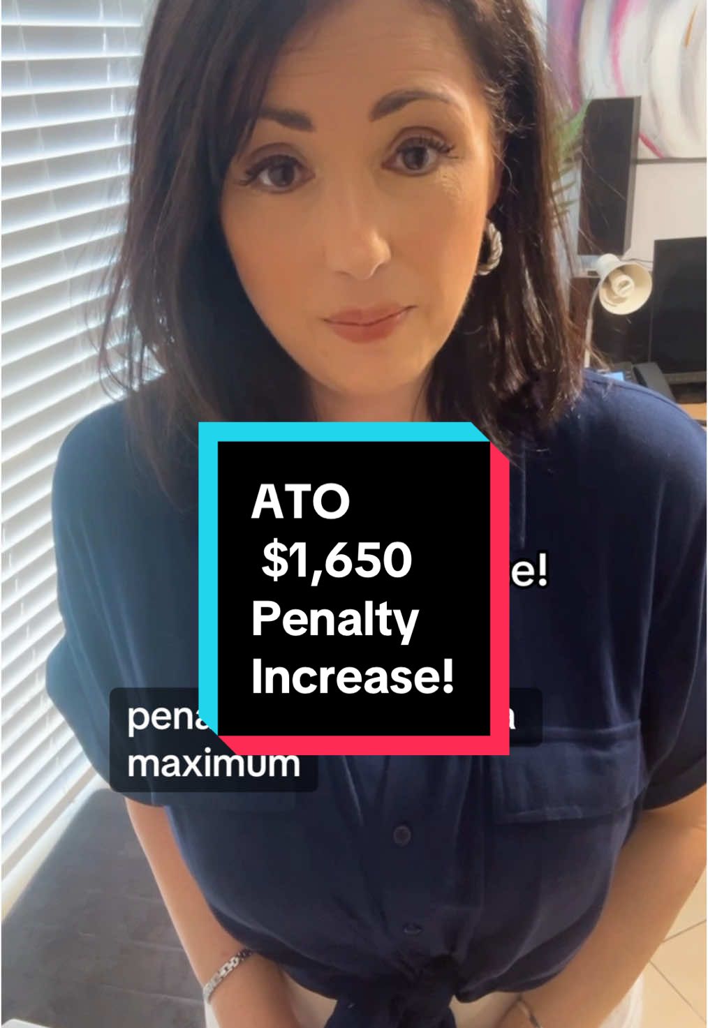 🚨ATO $1,650 Penalty Increase!🚨#fyp #taxagent #tax #taxadvice #australia #aussietax #foryoupage #foryou 