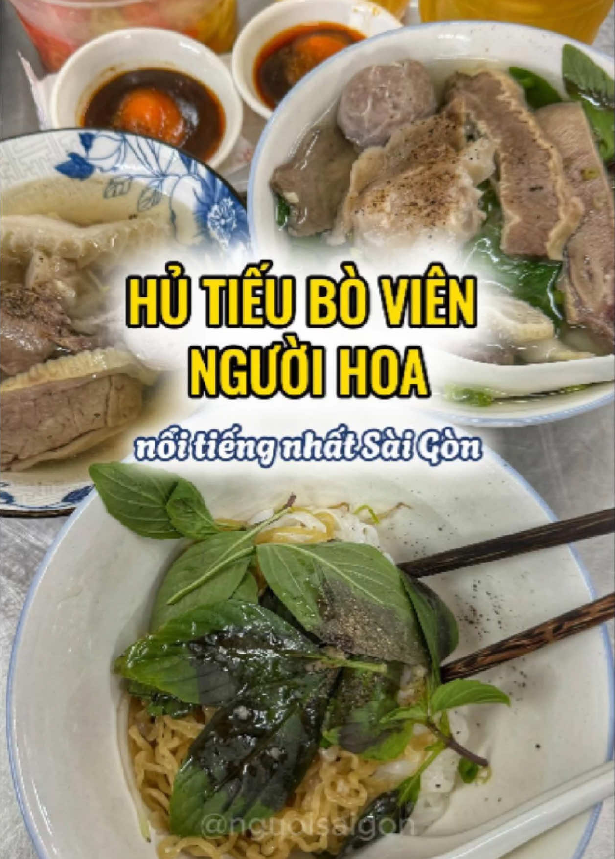 Quán hủ tiếu bò viên nổi tiếng ở Quận 10 #saigon #nguoisaigon #quan10 #ancungtiktok #LearnOnTikTok 